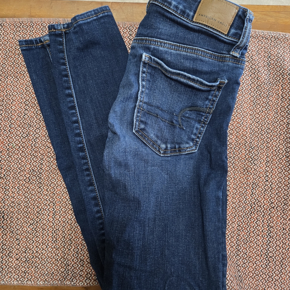 American Eagle Dark Blue Denim Jeans